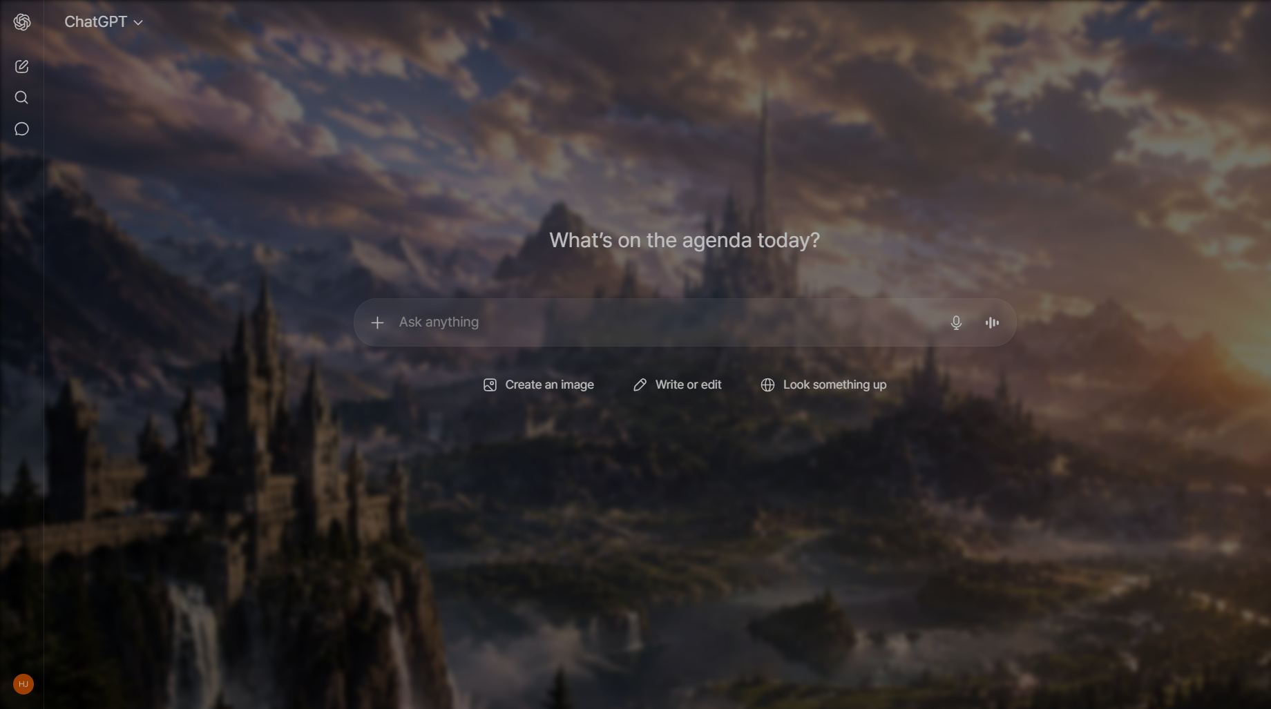 Google Gemini re-skinned with a custom Chroma AI preset theme